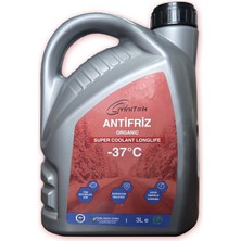 Omnitek 3l Kırmızı Organik Antifriz -37 C