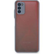 Lims Store Newface Samsung Galaxy A03S Kılıf Montreal Silikon Kapak - Gri