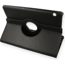 Lims Store Newface Huawei Mediapad T5 10 Kılıf 360 Tablet Deri Kılıf - Siyah