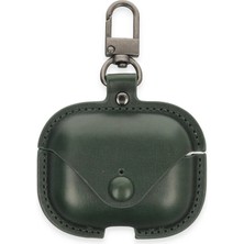 Lims Store Newface Airpods 3 (3.nesil) Çanta Deri Kılıf - Haki Yeşil