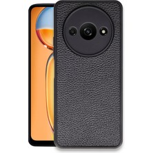 Lims Store Newface Xiaomi Redmi A3 4g Kılıf Aras Deri Kapak - Siyah