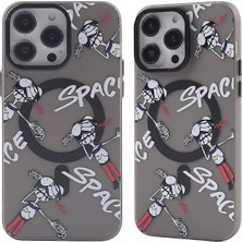 Lims Store Newface Iphone 14 Pro Kılıf Apollo Magneticsafe Desenli Kapak - Apollo Siyah - 3