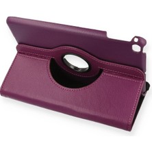 Lims Store Newface Ipad Mini 4 Kılıf 360 Tablet Deri Kılıf - Mürdüm