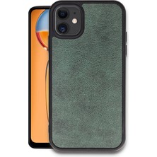 Lims Store Newface Iphone 11 Kılıf Aras Deri Kapak - Koyu Yeşil