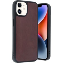 Lims Store Newface Iphone 11 Kılıf Aras Deri Kapak - Bordo