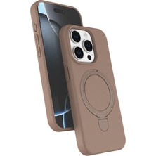 Lims Store Newface Apple Iphone 14 Pro Max Regal Magsafe Standlı Kapak - Çöl Titanyum