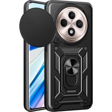 Lims Store Newface Xiaomi Redmi 14C Kılıf Pars Lens Yüzüklü Silikon - Siyah