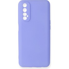 Evolvera Realme 7 Kılıf First Silikon - Lila