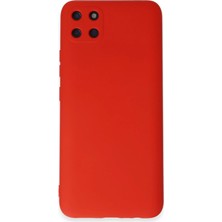 Evolvera Realme C11 Kılıf Nano Içi Kadife Silikon - Kırmızı