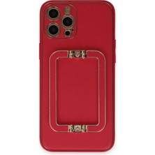 Evolvera Iphone 12 Pro Kılıf Coco Elit Kapak - Kırmızı