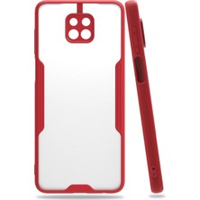 Evolvera Xiaomi Redmi Note 9s Kılıf Platin Silikon - Kırmızı