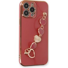 Lims Store Newface Iphone 13 Pro Max Kılıf Esila Silikon - Kırmızı