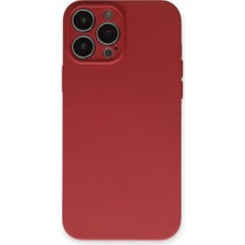 Evolvera Iphone 13 Pro Kılıf Nano Içi Kadife Silikon - Kiremit