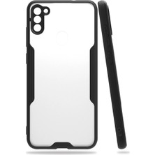 Evolvera Samsung Galaxy A11 Kılıf Platin Silikon - Siyah