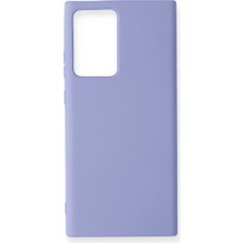 Evolvera Samsung Galaxy Note 20 Ultra Kılıf Nano Içi Kadife Silikon - Lila