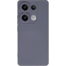 Evolvera Xiaomi Redmi Note 13 Pro 4g Kılıf Nano Içi Kadife Silikon - Gri