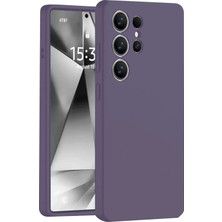 Lims Store Newface Samsung Galaxy S25 Ultra Kılıf Nano Içi Kadife Silikon - Mor