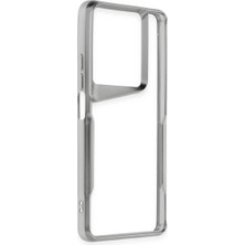 Evolvera Xiaomi Redmi Note 13 Pro 4g Kılıf Boyi Silikon Kapak - Gümüş