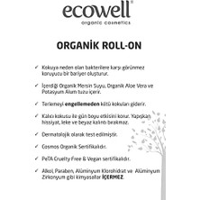 Ecowell Organik Roll-On Erkek 75 ml