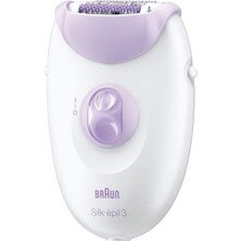 Braun 3170 Silk-Epil 3 Kablolu Kuru Kullanım Epilatör, Beyaz