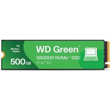 Digital Green SN3000 Nvme 500 GB (5.000 Mb/sn'ye Kadar Okuma 4.000 Mb/sn'ye Kadar Yazma) - WDS500G4G0E