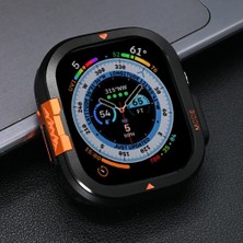 Apple Watch Ultra / Ultra 2/3 49 mm Metal Kasa + Curved Glass Kırılmaz Cam