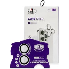 Evolvera Iphone 16 Bilvis Titan Kamera Lens - Gümüş