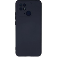 Evolvera Xiaomi Redmi 10C Kılıf Nano Içi Kadife Silikon - Lacivert