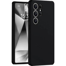 Lims Store Newface Samsung Galaxy S25 Ultra Kılıf Nano Içi Kadife Silikon - Siyah