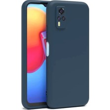 Evolvera Vivo Y53S Kılıf Nano Içi Kadife Silikon - Lacivert