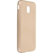 Lims Store Newface Samsung Galaxy J3 Pro / J330 Kılıf First Silikon - Gold