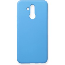 Evolvera Huawei Mate 20 Lite Kılıf Nano Içi Kadife Silikon - Mavi