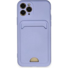 Evolvera Iphone 11 Pro Kılıf Kelvin Kartvizitli Silikon - Lila