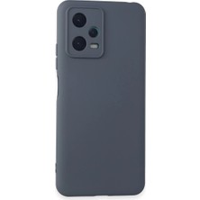Evolvera Xiaomi Redmi Note 12 5g Kılıf Nano Içi Kadife Silikon - Gri