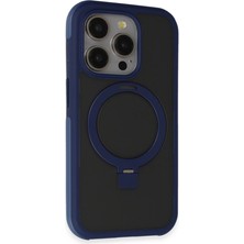 Evolvera Joko Iphone 15 Pro Max Zorda Airbag Magsafe Standlı Kapak - Lacivert