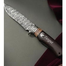 İşte Bu Kişiye Özel Isimli Bozkurt Baskılı Sterling Av Bıçağı 28,5 cm S2005