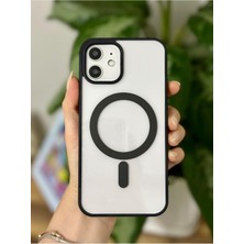 Go Aksesuar 12 ve 12 Pro ile Uyumlu Özellikli Renkli Şeffaf Kılıf