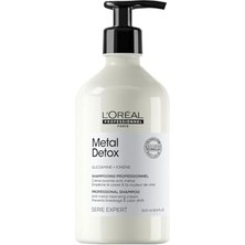 L'oréal Professionnel Paris Serie Expert Metal Detox Işlem Görmüş ve Yıpranmış Saçlar Için Metal Karşıtı Arındırıcı Şampuan 500 ml