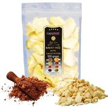 Hanzade Bitkisel Yenilebilir Saf Katı Kakao Yağı 100 gr