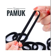 Okavango KADIN%100 Pamuk Xxlboy Siyah 10'lu Lastik Toka Seti Lastik Toka Seti, Lastik Toka Seti, Toka Organizer, Toka, Kız Çocuk Toka, Toka Organizer