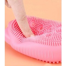 Ankanorm Süngerli Silikon Banyo Kesesi, Silikon Peeling Lifi, Köpürtücü Silikon Banyo Kese