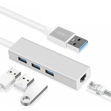 FC06 3 Bağlantı Noktalı Usb3.0 To 3usb3.0 10/100 Mbps Ethernet Kablolu Çevirici