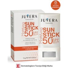 Juvera Matifying Sun Protection Stick Mixed-Oily Skin 15 gr