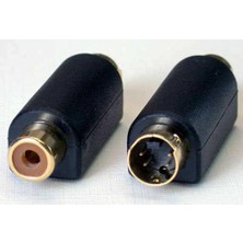 S Video Erkek Rca Dişi Çevirici Av Svideo Çevirici Rca Svideo Çevirici