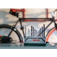 And X/ Mini 15 Parça Matkap Ucu Seti, Yeşil