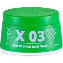 Totex x 03 Saç Şekillendirici Matte Wax | Yüksek Tutuş & Maksimum Kontrol | Unisex Parfüm Kokulu 150ML