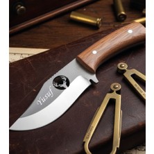 İşte Bu Kişiye Özel Isimli Isim Baskılı Geyikli Avcı Bıçağı YCL03 20 cm