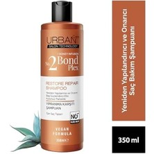 Urban Care No.2 Bond Plex Yıpranma Karşıtı Saç Bakım Şampuanı Sülfatsız 350 Ml- Vegan