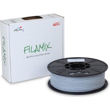 Filamix Pla + 1.75 mm Filament 1 kg Plus Gümüş Gri