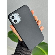 Go Aksesuar 11 ile Uyumlu Estetik Dokulu Deri Görünümlü Esnek Silikon Kılıf